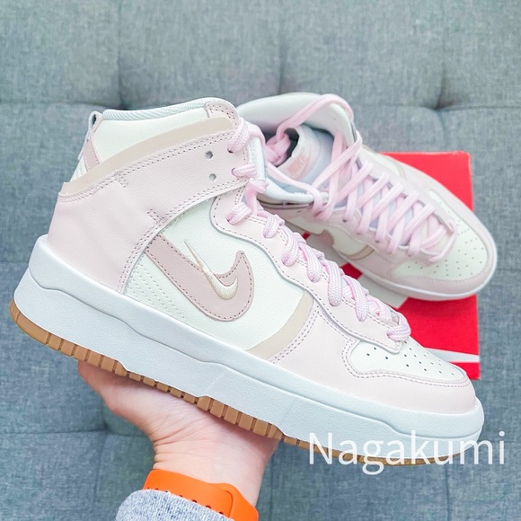 Nike Shoes - 🍓🥛 Nike Dunk High strawberry milk pastel pink shoes